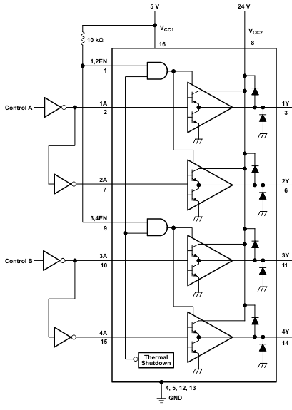 L238D detailed block diagram